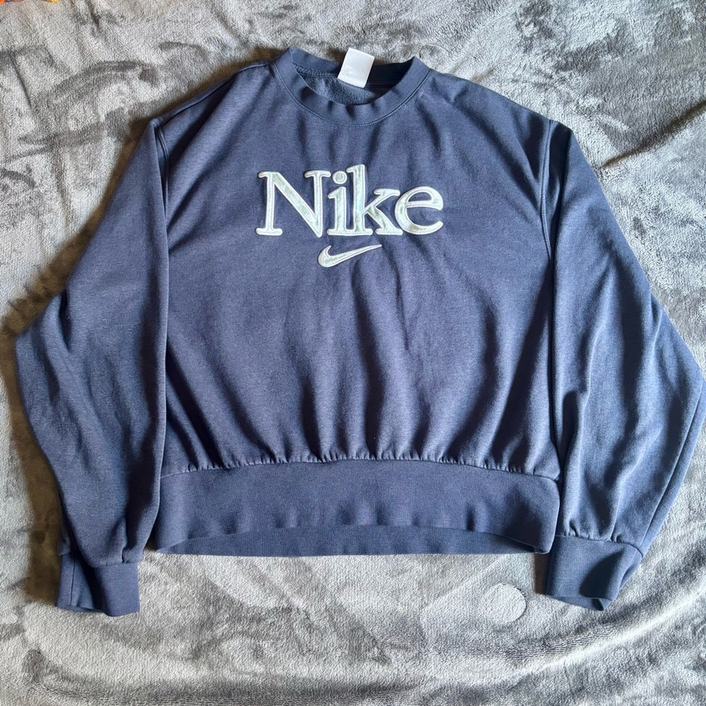 Nike Blue Crop Top
